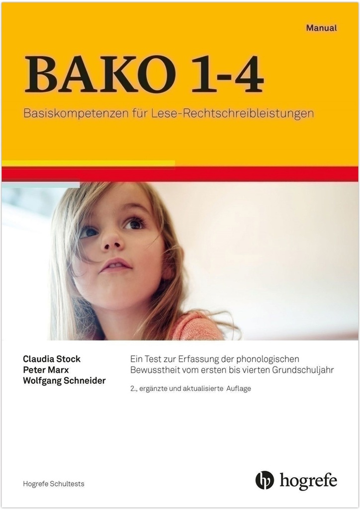 BAKO 1-4 - Basiskompetenzen für Lese-Rechtschreibleistungen