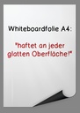 Whiteboard-Folie A4, selbsthaftend, 5 Stück