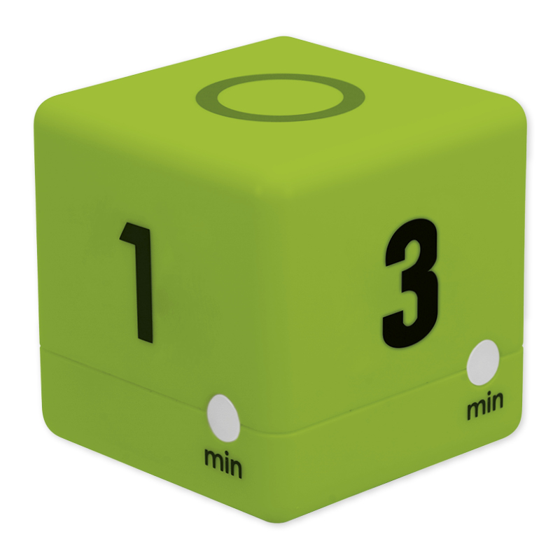 Zeitdauer-Würfel mit 4 Fix-Zeiten (1, 3, 5 & 10 Minuten)*