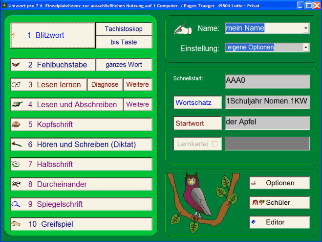 UniWort Professional Praxislizenz