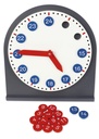 Uhr mit herausnehmbaren Ziffern "Montessori Premium"