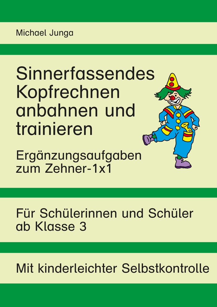 Kopfrechnen: Ergänzungsaufgaben zum Zehner 1x1 PDF 