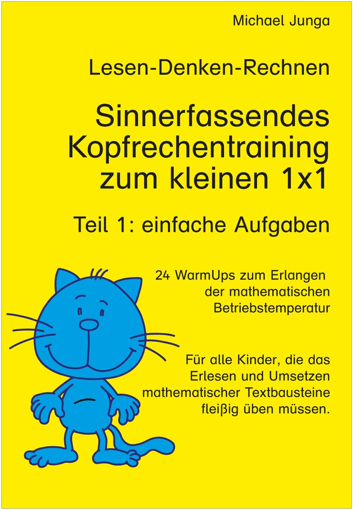 Kopfrechentraining zum kleinen 1x1, Teil 1: einfache Aufgaben PDF 