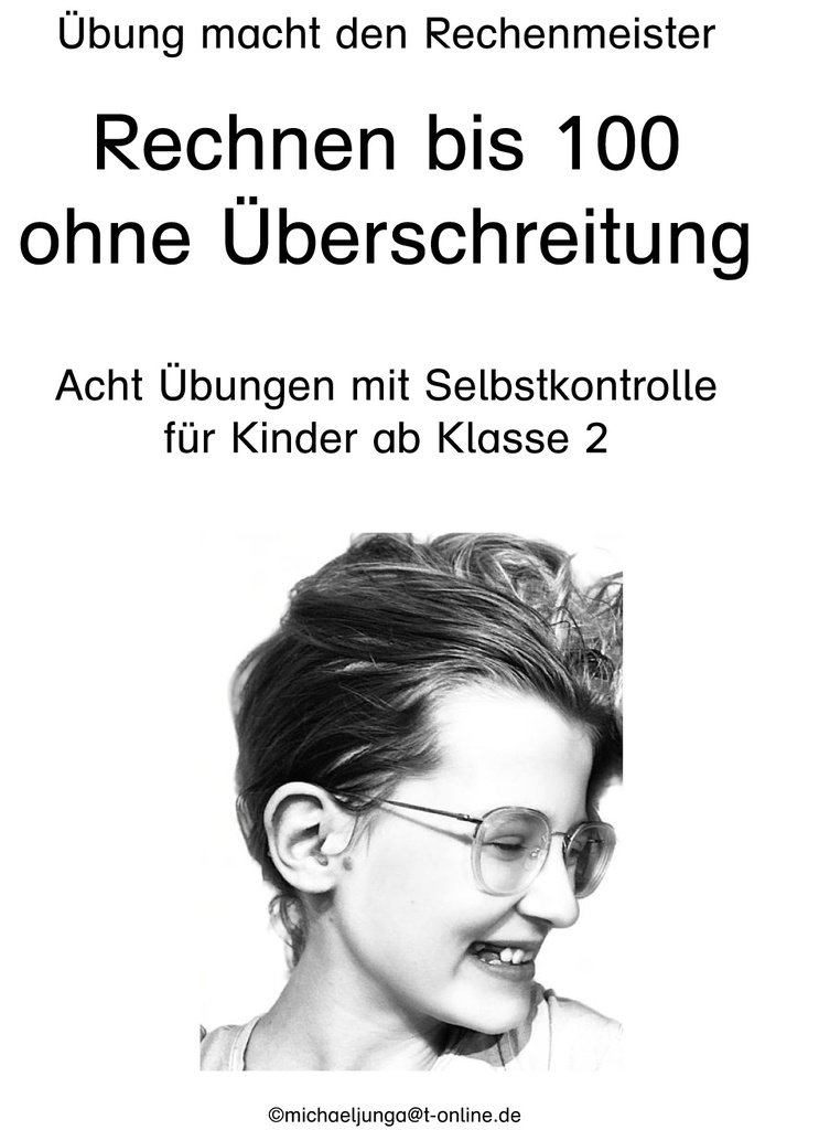 Rechnen bis 100 ohne Überschreitung mit integrierter Selbstkontrolle PDF 