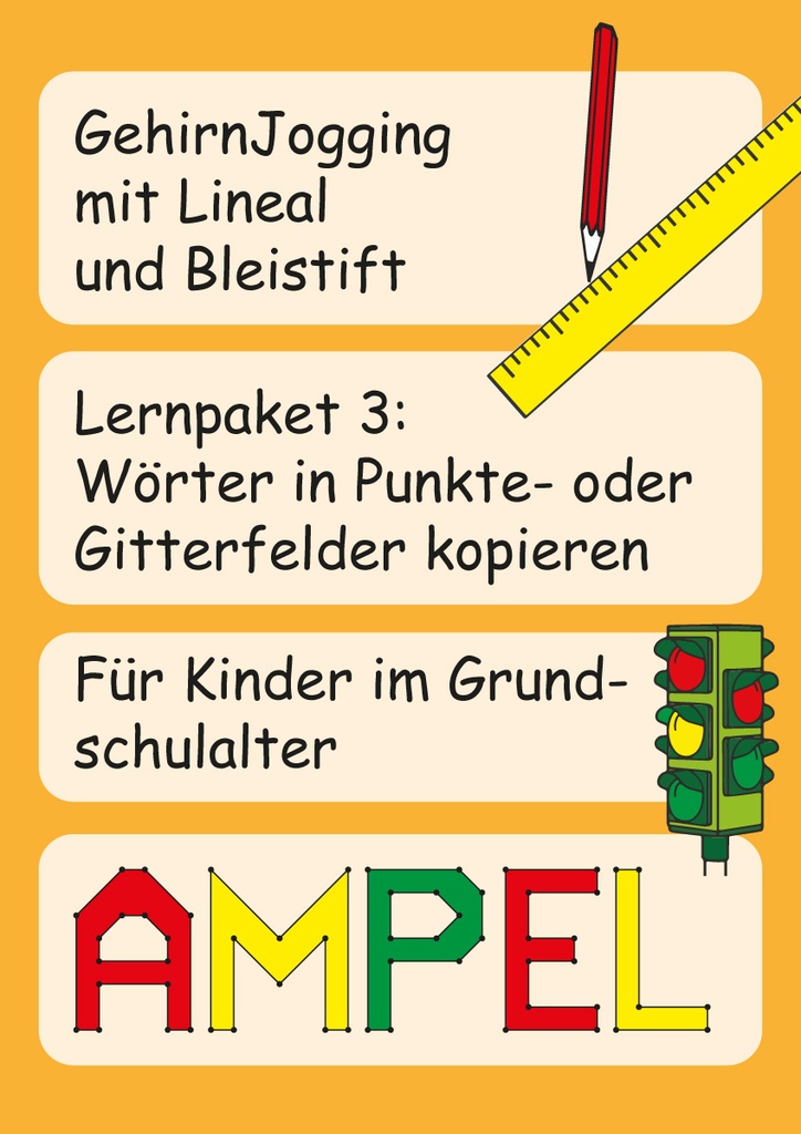 Lernpacket 3: Wörter in Punkte- oder Gitterfelder kopieren PDF