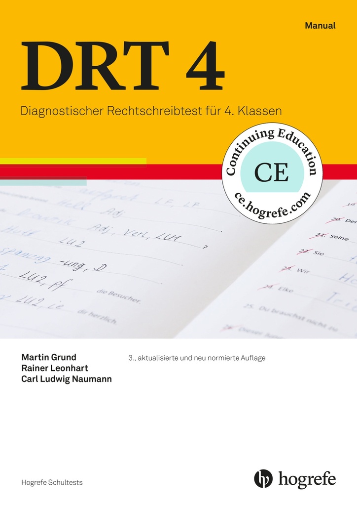 DRT 4 Diagnostischer Rechtschreibtest für 4. Klassen