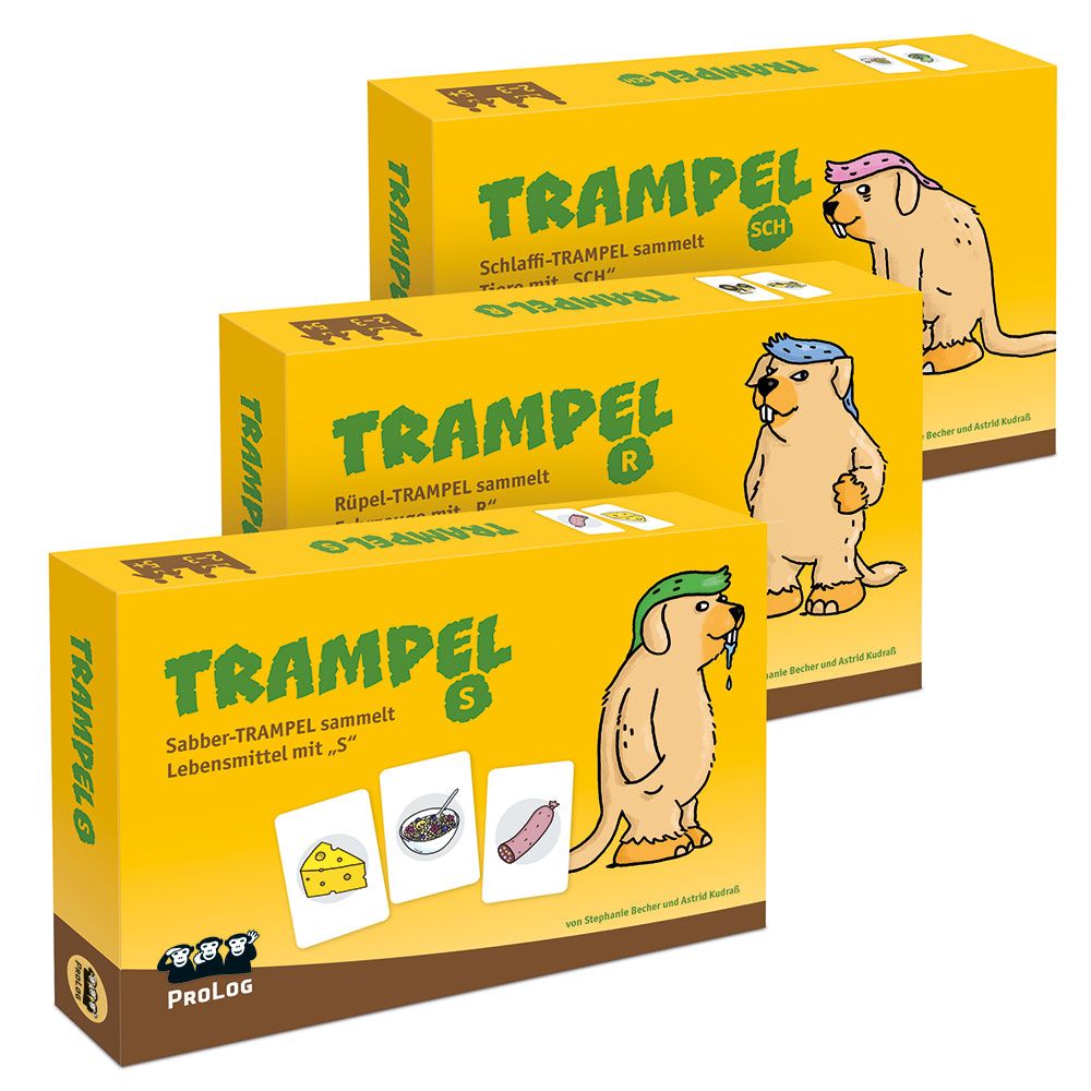 TRAMPEL-Spiele zu den LAUTen im 3er Paket