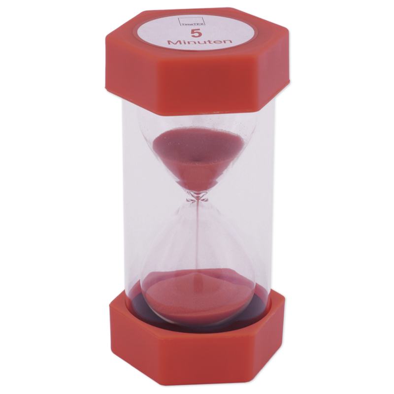 EQLEF Sanduhr – 16 Cm Groß, 5-Minuten-Laufzeit, Blau, Aus Acryl & Glas